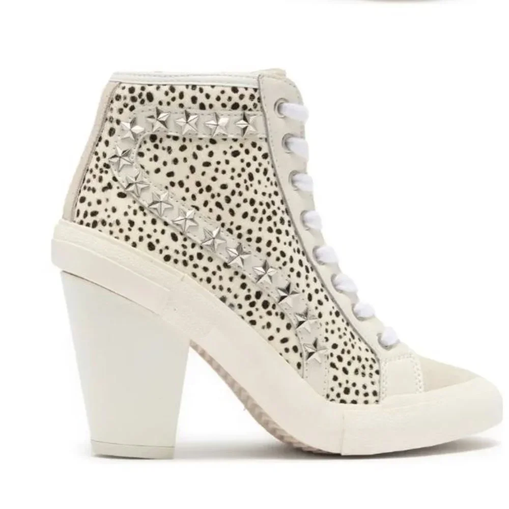 VINTAGE HAVANA Wild Chita Remiee Studded Snakeskin Embossed Leather Bootie- - Picture 4 of 7